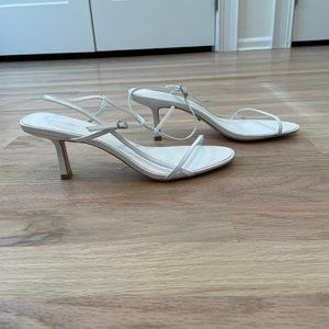 Caprice White 7cm Heels